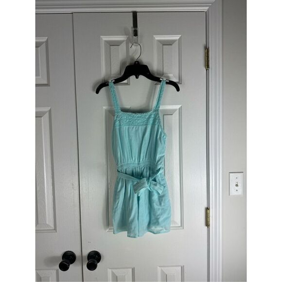Abercrombie Girls Teal Romper Size 11/12 - Picture 1 of 3